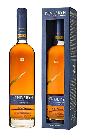 Penderyn Single Malt Welsh Whisky Portwood con astuccio