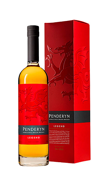 Penderyn Single Malt Welsh Whisky Legend + astuccio
