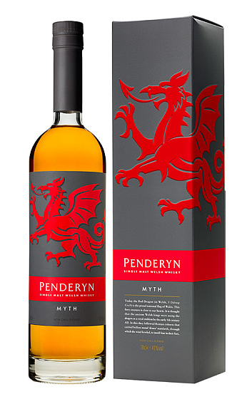 Penderyn Single Malt Welsh Whisky Myth con astuccio