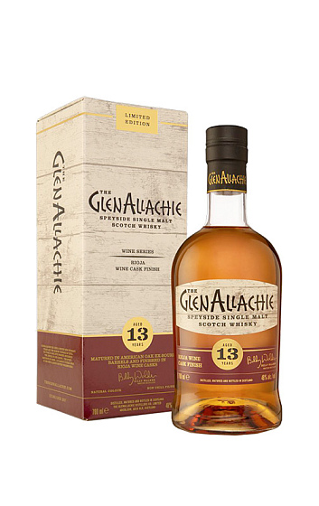 The GlenAllachie 13 YO Rioja Wine Cask Finish