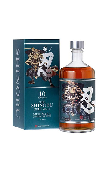 Shinobu 10 Years Japanese Old Pure Whisky Mizunara OAK Finish