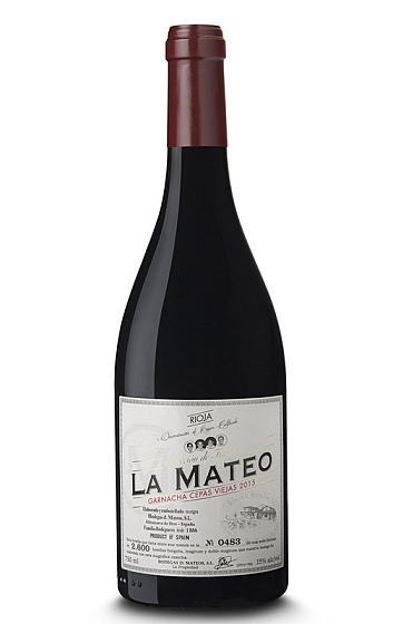 La Mateo Colección de Familia Garnacha Cepas Viejas 2015