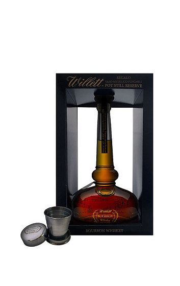 Willett Pot Still Reserve Whiskey + Folding Glass