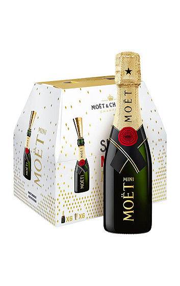 Pack Moët & Chandon Brut Impérial (x6) 20 cl con 6 adaptadores