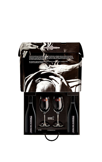 Estuche Habla del Silencio 2021 (x2) con 2 copas Riedel