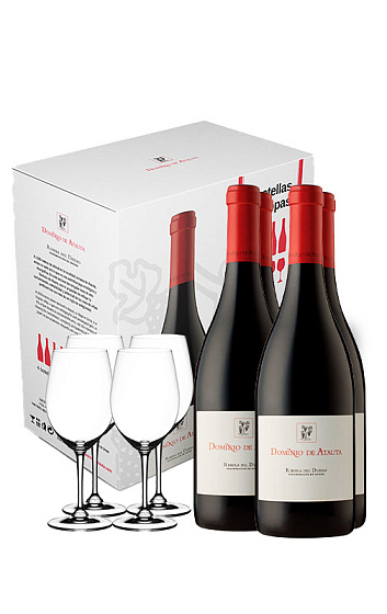 Producto: Dominio de Atauta 2022 [Wine bottles and glasses]
