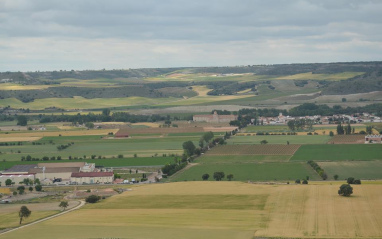 Vista aérea de los viñedos de Matarromera