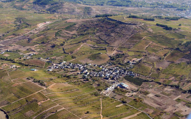 Vista aérea de la localidad leonesa