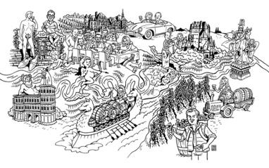 Dibujo que ilustra el proyecto Atlan & Artisan