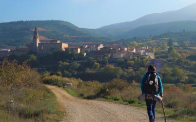 Peregrino en el Camino de Santiago