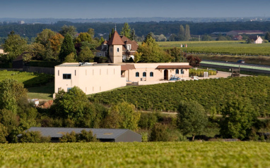 Vista del château