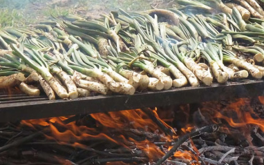 Cocinando en la brasa