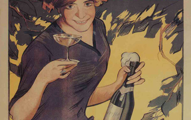 Cartel publicitario de los años veinte