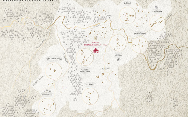 Mapa geográfica de la zona vinícola de Toro