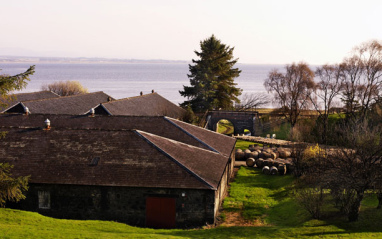 Paisaje escocés en Tain, donde se ubica la destilería