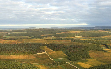 Vista aérea de Mercurey La Framboisiére