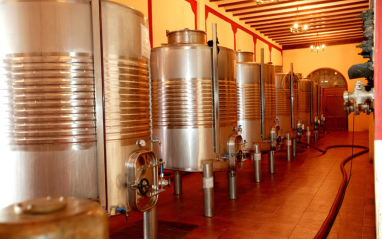 Depósitos donde se realiza la fermentación