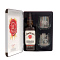 Jim Beam 70 cl. + Estuche de Lata + 2 vasos