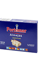 Almeja japónica elaborada en fresco al natural 10/14 piezas 111 g