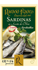 Sardinilla en aceite de oliva picante -12-14 piezas