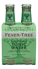Fever Tree Elderflower Tonic Water 20cl (x4)