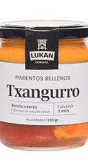 Pimientos rellenos de txangurro 