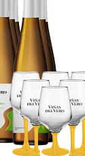 Producto: Viñas del Vero Gewürztraminer 2025 (x6) con Copas (x6)