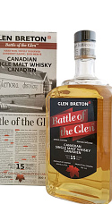 Glen Breton Battle of the Glen Candian Single Malt Whisky Aged 15 Years con estuche