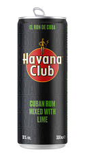 Havana Club Cane Sugar & Lime lata 330ml