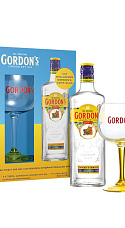 Gordon's London Dry Gin set de regalo con copa de balón