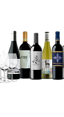 De los creadores de Juan Gil (Pack de 6 vinos + 6 copas)