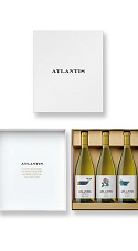 Estuche Atlantis con Txakoli 2018, Godello 2017 y Albariño 2018