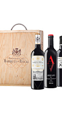 Marqués de Riscal Arienzo 2018, Reserva 2017 y XR 2016 con Estuche