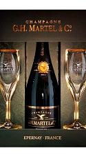Champagne G H Martel Prestige Con 2 Copas