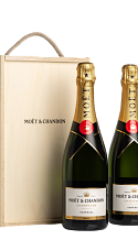 Producto: Moët & Chandon Brut Impérial (x2) con Estuche de Madera