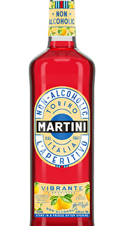 Martini Sin Alcohol Vibrante