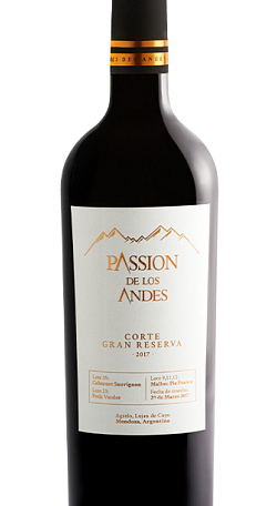 Passion De Los Andes Corte Reserva 2017 Tinto