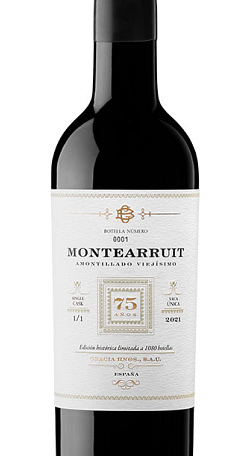 Montearruit Amontillado Viej&iacute;simo 75 A&ntilde;os 37 5 Cl
