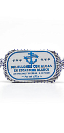 Mejillones con algas en escabeche blanco Petra Mora (130 g)