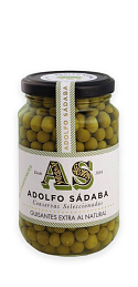 Guisantes al Natural (frasco 345 g) 