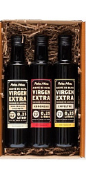 Lote de 3 Aceites: Koroneiki, Empeltre y Cacereña Petra Mora