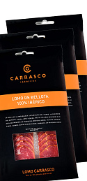 Lomo 100% Ibérico Carrasco loncheado 100 g (x3)