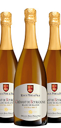 Domaine Roux Crémant de Bourgogne Extra Brut (x3)