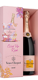 Veuve Clicquot Brut Rosé con estuche + Cubitera origami